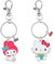 EIROVYA 2 pièces porte-clés, pendentif chat de dessin animé, cadeaux pour les filles