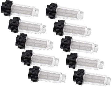 vhbw 10x Filtro antisporco sostituisce Kärcher 4.730-059.0 per idropulitrice ad alta pressione con attacco acqua 3/4” AG