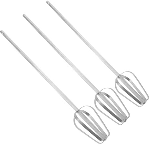GETAJGHSD 3pcs Stainless Steel Mixer Beater Attachments Electric Hand Mixer Replacement Paddle Blades for Baking and Meat Mixing Accessories