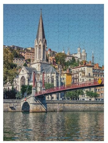 52x38cm/1000pcs Puzzle Für Teenager Beautiful Lyon Puzzles Für Erwachsene Familienspiel Für Familienspaß Weihnachts- Und Geburtstagsgeschenke 52x38cm/1000pcs
