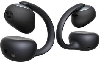 Baseus MC2 Cuffie Open-Ear, Auricolari a Clip | CloudComfort 2.0, Hi-Res Audio, LDAC, SuperBass 3.0, Bluetooth 6.0, 4 Microfoni, 55 h di autonomia, IP67, leggeri 5,1 g