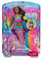 Barbie Sirena Arcobaleno con Capelli Castani, Luci Colorate, Si Attiva Sott'Acqua, Multicolore, FTG79