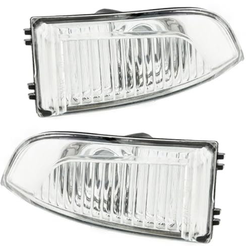 Twowinds - Clignotant Rétroviseur Compatible avec Renault Megane 3 (2008-2016) Latitude, Fluence, Scenic 3 - Latéral Gauche et Droite - 261609550R - 261656470R - Indicateur (2 pièces)