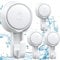 Luxear Ganci Ventosa Bagno 4 Pezzi, Senza Foratura e Senza Ruggine Gancio a Ventosa per Piastrelle, Ganci Appendiabiti e Appendino da Doccia Super Portante da 5KG, Ganci da Parete per Porta e Cucina