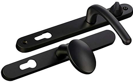 FAB & FIX Balmoral 92/62 Lever/Pad Snib UPVC Furniture - Black