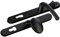 FAB & FIX Balmoral 92/62 Lever/Pad Snib UPVC Furniture - Black