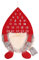 Jolisson Adventskalender Zum Selbstbefüllen, Kalender Wanddeko zum Aufhänger 68cm/26.8 Weihnachtskalender Nikolaus Rentier Schneemann (One size, 607# Rot)