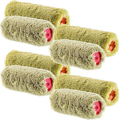 Kadax Rouleau ŕ peinture, set : 20 cm + 25 cm, rouleau de peinture pour peinture murale, peinture de façade, rouleau de peinture, rouleau de façade, rouleau de peinture, vert