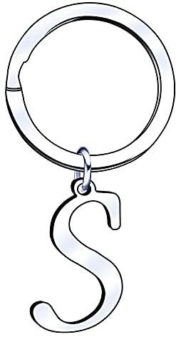 Cadeau Femme Homme Porte-clés,Initiale lettre porte-clés Cadeaux Sœurs Amitié Collègue Papa Marraine Parrain Meilleur Ami A B C D E F G H I J K L M N O P Q R S T U V W X Y Z