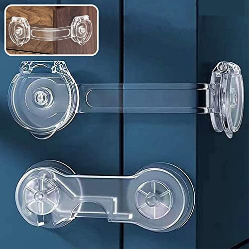 10 Stücke schranksicherung baby,kinder sicherungsset kindersicherung schrank kühlschrank sicherung baby schranksicherung fenster kindersicherung ohne bohren(Langer Stiel + kurzer Stiel)