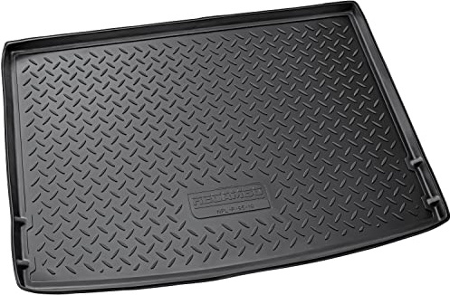 Recambo Kofferraumwanne Gummi passend für VW Golf Plus | 2008-2014 mit Rand | 521 | Ab Facelift 2008 | TPE Gummi | Passgenau per 3D-Scan | Hoher Rand gegen Wasser & Schmutz | Rutschfest & formstabil