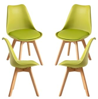 Regalos Miguel - Pack 4 Sillas Synk Basic - Verde Claro