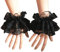 Oilmal Fake Sleeves, Women Fake Hand Sleeves Wrist Cuffs Ruffled Floral Lace Elastic Bracelet Steampunk Wedding Party Prom Clothing