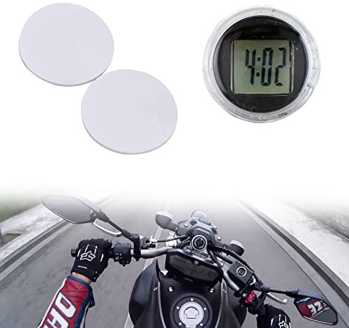 Motorrad Elektronische Uhr, Motorrad Digital Uhr, Motorraduhr Uhr, Universal Motorraduhr, Mini Motorrad Uhr, Motorrad Uhren, Fahrraduhr für Fahrrad/Motorrad/SUV Verschiedene Modelle