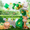 Dschungel Geburtstag Dekoration 4 jahr,Safari Geburtstagsdeko Ballons,Grüne Waldtiere Luftballon Tiere Deko 4. Geburtstag Junge Mädchen,Wild One Geburtstag Deko Party