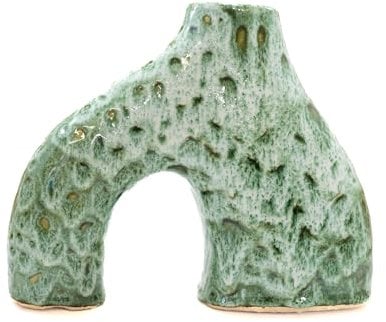 Handbemalte marokkanische Keramik Kerzenhalter Vase