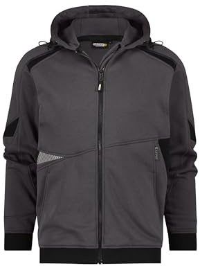 DASSY® Lunax DASSY® Lunax Hoodie - Größe XS - ANTRACITGRAU/SCHWARZ