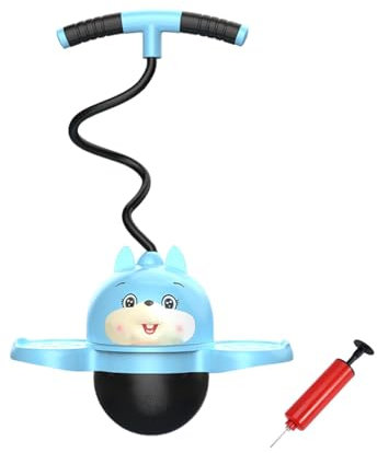 Pogoball mit Griff | Sicherer Pogo-Stick-Ball | Verschleißfester Pogo-Pullover für das Training | Langlebiger, flexibler Pogo-Hüpfball für Erwachsene und Kinder. Tolles Geschenk für Jungen und Mädchen