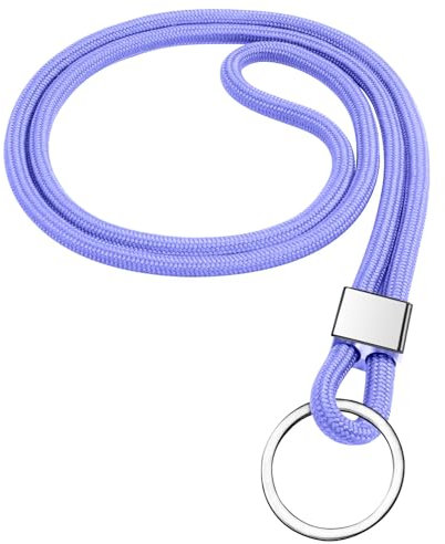 Vicloon Schlüsselband, Nylon Lanyards mit karabiner, Schlüsselbänder Umhängebänder mit Drehbarem Metallclip Abnehmbare Neck Lanyard Langes Handgelenk Paracord Schlüsselanhänger