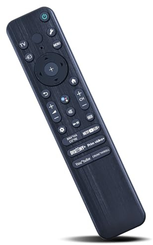 New RMF-TX810U Replacement IR Remote Control fit for All Sony 2023 HDR 4K Bravia Smart TV Series Bravia with-Netflix-Disney XR-83A80L XR-85X90L XR-85X93L XR-85X95L XR-98X90L XR55A80CL Without Voice