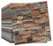 Tarwanear 40PCS Roman Red Brick Wallpaper 38×35cm 3D Wall Panels Brick Pattern Self Adhesive Wall Tiles Masonry Effect Waterproof Wall Stickers for Bedroom Living Room Kitchen