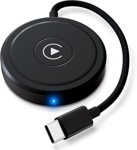 CarPlay Inalámbrico para iPhone, Car-Play Inalámbrico Adaptador para iPhone Convierte CarPlay Cableado a CarPlay Inalám-brico para Coches Después 2017