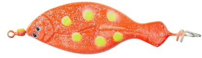 Balzer Edition Sea Anti-Tangle Plattfisch Blinker 100g Rot-Gelb