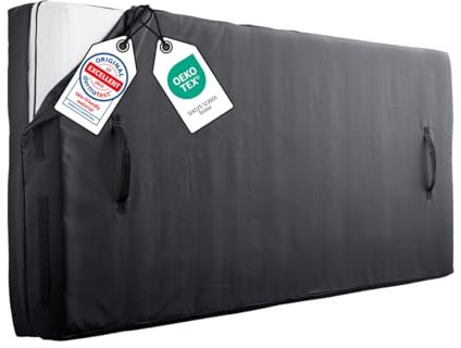 Dreamway - Housse Matelas Demenagement 90x200 cm - Housse Protection Matelas - 8 poignées renforcées avec Fermeture Éclair - Oeko-Tex - Imperméable