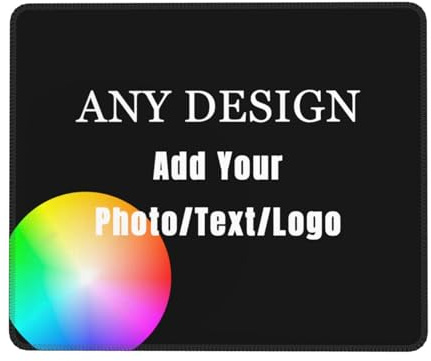 Personalized Business Mouse Mat with Logo,Custom Photo Mouse Pad | Printed with Logo/Image/Text/Picture, Customized Non-Slip Rubber Base Mousepad Gifts for Corporate Use