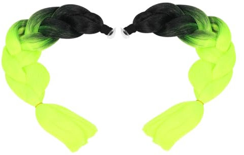 FELTECHELECTR Porte-Braids Amovible avec Ventouse pour Casque Décoration De Cheveux Colorée pour Scooter Électrique Ski Et Vélo Tresses Prêtes à Emploi