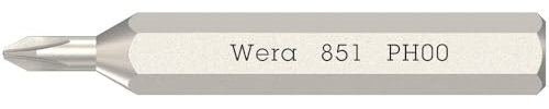 Wera 851/0 Puntas Micro para tornillos Phillips, PH 00 x 30 mm