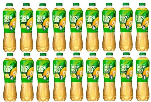 18 Flaschen Fuze Tea Grün Tee Mango Kamille a 1.25 Liter inkl. EINWEGPFAND + Space Riegel von Onlineshop Bormann
