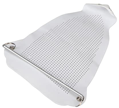 GLOGLOW Cubierta de Teflón, Zapatilla de Plancha de Planchado de Polimero de Fluorino Elástico de Primavera de Arma para Tela para Planchar la Cubierta de Teflón, Zapato de Hierro de 0.5 Mm de