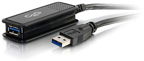 C2G 5M USB 3.0 USB-A Male to USB-A Female Active Extension Cable - 5Gbps Transfer Speed