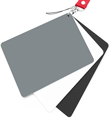 Anwenk Grey White Balance Card, 18% Exposure Photography 5X4 Custom Calibration Camera Checker Video, DSLR and Film