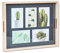 levandeo Bilderrahmen Tablett 5 Fotos 10x15cm Collage Fototablett Natur Braun Schwarz Fotorahmen Fotogalerie Deko Tischdeko
