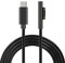 Sisyphy Surface a USB C Cavo di Carica (Intrecciato in Metallo 1,5m), Compatibile con Microsoft Surface Pro 7/6/5/4/3 Go3/2/1 Laptop4/3/2/1, Richiede un Caricabatterie USB-C da 45W 15V/3A