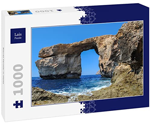 Lais Puzzle Blaues Fenster in Malta 1000 Teile