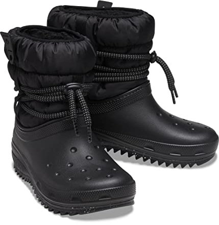 Crocs Classic Neo Puff Luxe Boot 207312-001, Womens boots, black, 37/38 EU