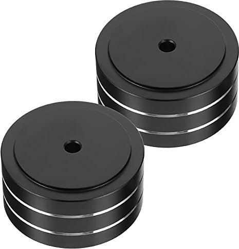 Milisten 2pcs Aluminium Alloy Feet Pads for Amplifiers Speakers Cd Players Sound Isolation Pads High Damping Properties for Enhanced Audio Quality