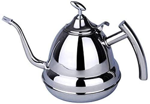 WXJLYZRCXK Hervidores Hervidor de Acero Inoxidable 304, Té de Kung Fu, Hervidor, Tetera, Tetera, Cocina de Inducción Hervidor, Olla Individual, Hervidor,Plata