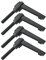 Anawakia 4 Stück Klemmhebel Griff, M8 Edelstahl Außengewinde Verstellbarer Griff Maschinengriffe,Klemmhebel Außengewinde (32mm)