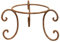 Biscottini Base para macetas 38 x 20 cm | Soporte para maceta de hierro forjado | Base para macetas elaborada a mano