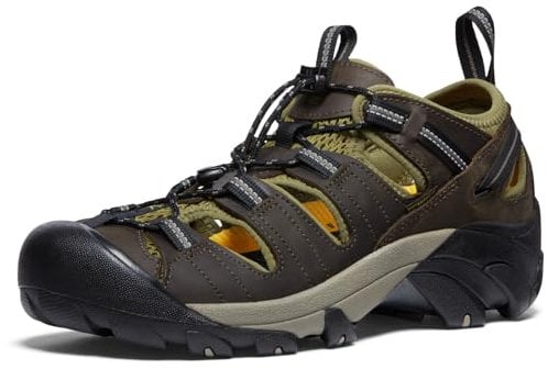 KEEN Men's Arroyo 2 Closed Toe Hiking Sandals, Canteen/Black, 10