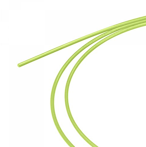 sourcing map Fibra Óptica Varillas PMMA 1mmx30cm para Vista Filamento Verde Paquete de 2