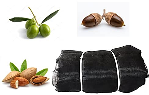 Mugar- Mantos de Aceitunas, Almendras y Bellotas -Redes de Recolección de Olivas - Lienzos para Recogida de Frutos -Mallas Agrícolas -Distintos tamaños (4x6 m)