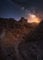 Displate - Poster aus Metall - Magnet-Montage - World Class Photos - Space Photos - Desert Milky Way - Größe L - 67,5x48cm Matt