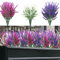 TUAKIMCE 12 Bündel Künstliche Lavendel, künstliche Blumen UV-beständige kunstblumen wie echt, kunstblumen Balkon kunstblumen deko innen und außen Strauß Künstlich für Haus, Garten, Büro, Töpfe