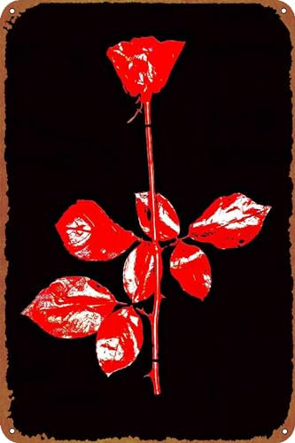 Band Depeche Mode Plakette Poster Metall Blechschild 20,3 x 30,5 cm Vintage Retro Wanddekoration