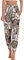 HAPYWER Haremshose Damen Lang für Sport Workout-Yogahose Jogginghose Sommerhose Leicht Weiche Lockere Bequem mit Groß Taschen-S-XXL(Flower84,S)